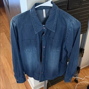 Denim Button down